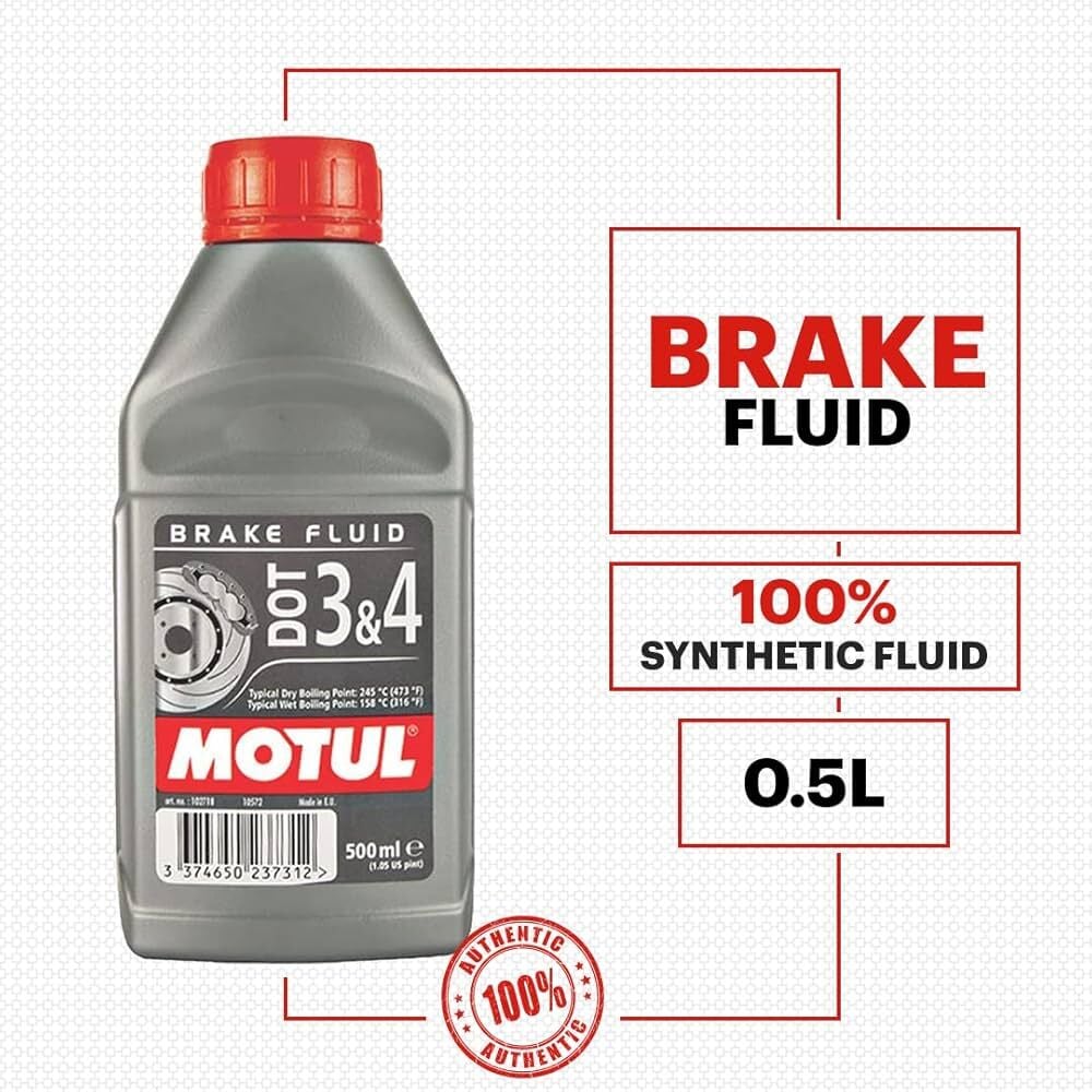 MOTUL DOT 3 /4 0.5 LT FREN HİDROLİĞİ TÜM MARKA MODELLER İÇİN UYUMLU