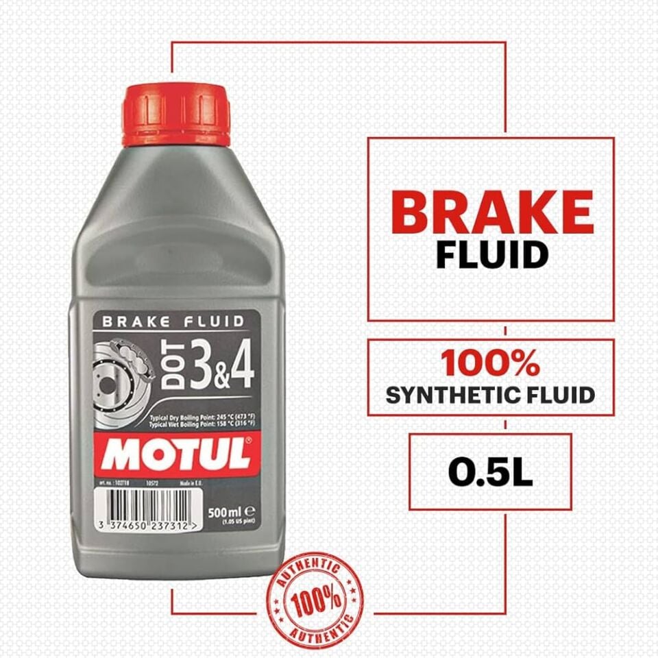 MOTUL DOT 3 /4 0.5 LT FREN HİDROLİĞİ TÜM MARKA MODELLER İÇİN UYUMLU