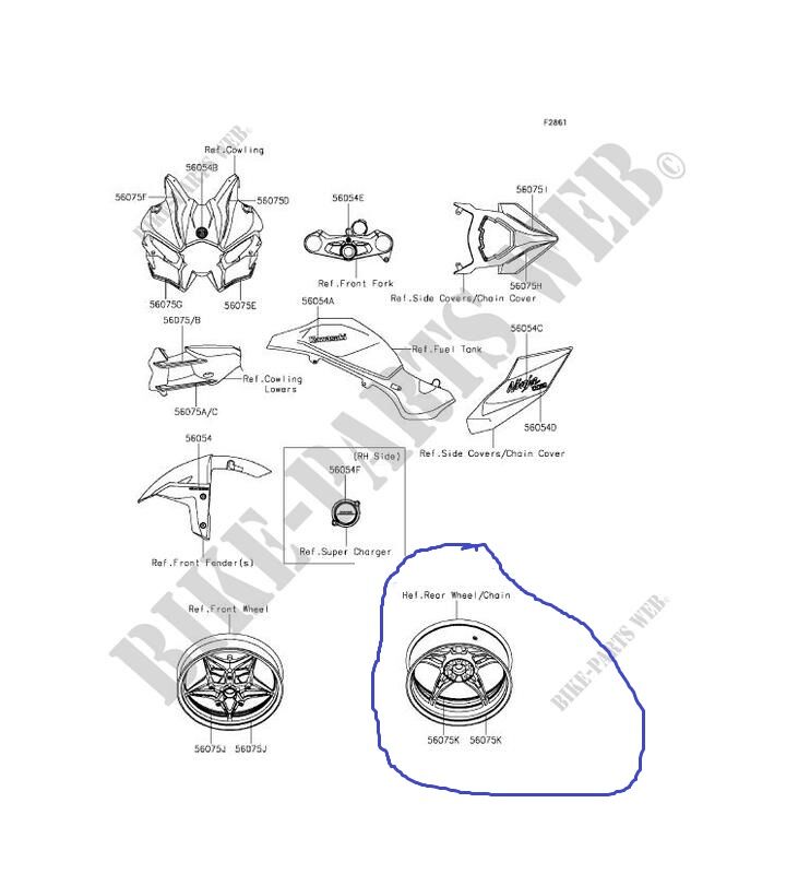 kawasaki ninja h2 arka jant şeridi yeşil ninja h2 jant şeridi orıjınal
