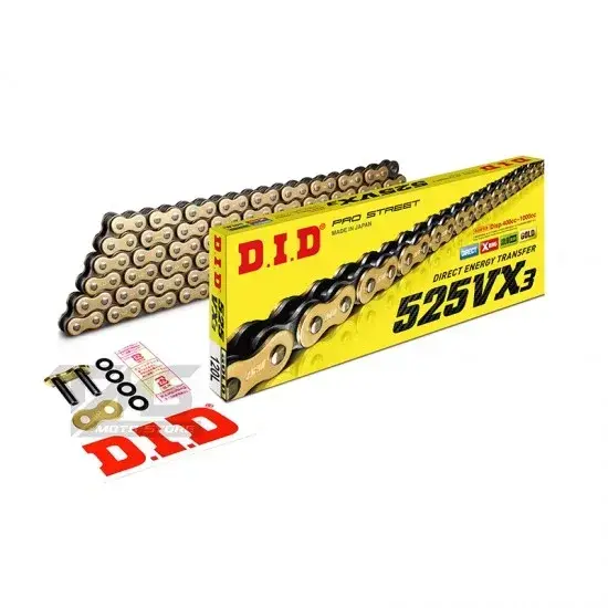Cbr 650F Cbr 650 Cb 650 Teker Zinciri  (DİD 525VX3-120L)