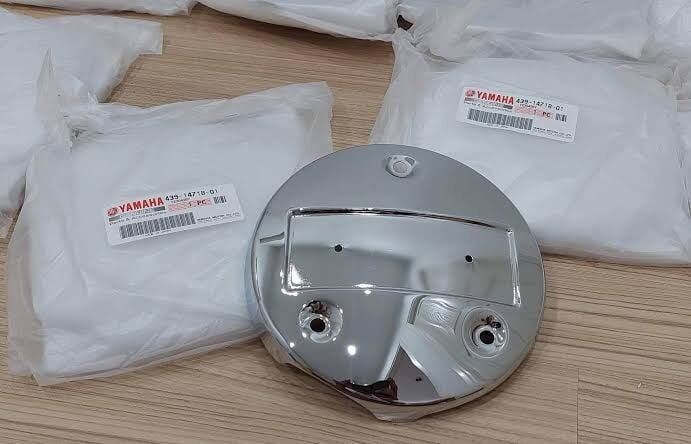 YAMAHA CHAPPY 50 EGSOZ KORUMA KROM KAPAK CHAPPY EGSOZ KORUMASI LB 50 LB 70 LB 80