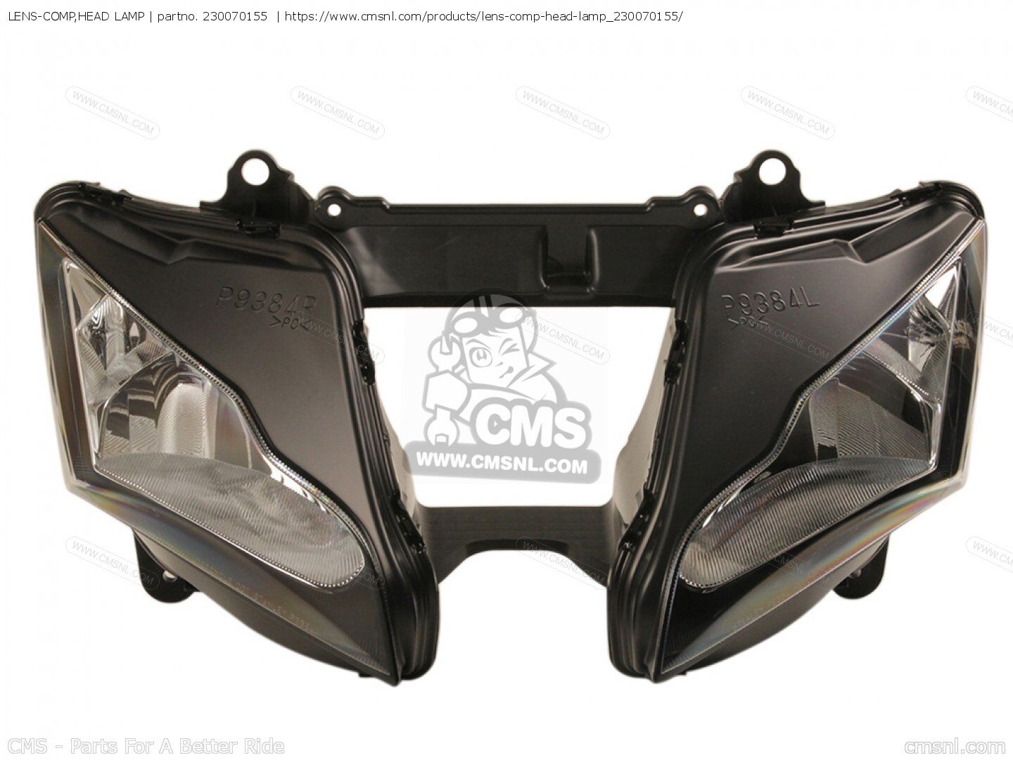 11-15 kawasaki zx10 ön far zx-10r ön far zx-10 r ön far orıjınal  23007-0155