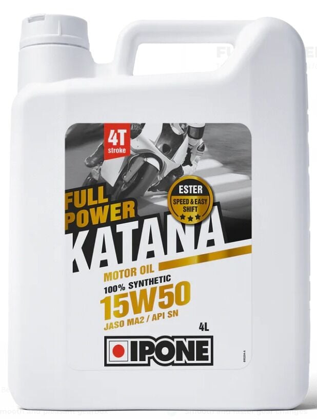 Ipone Full Power Katana 15W50 4T Esterli Motosiklet Yağı 4 litre