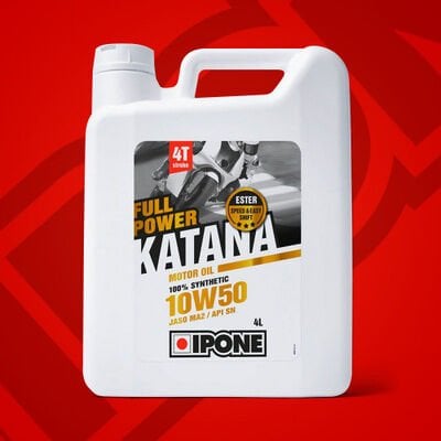 Ipone Full Power Katana 10W50 4T Esterli Motosiklet Yağı 4 litre