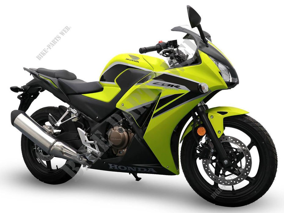 14-17 honda cbr 250 sol grenaj neon sarı renk sıfır orıjınal