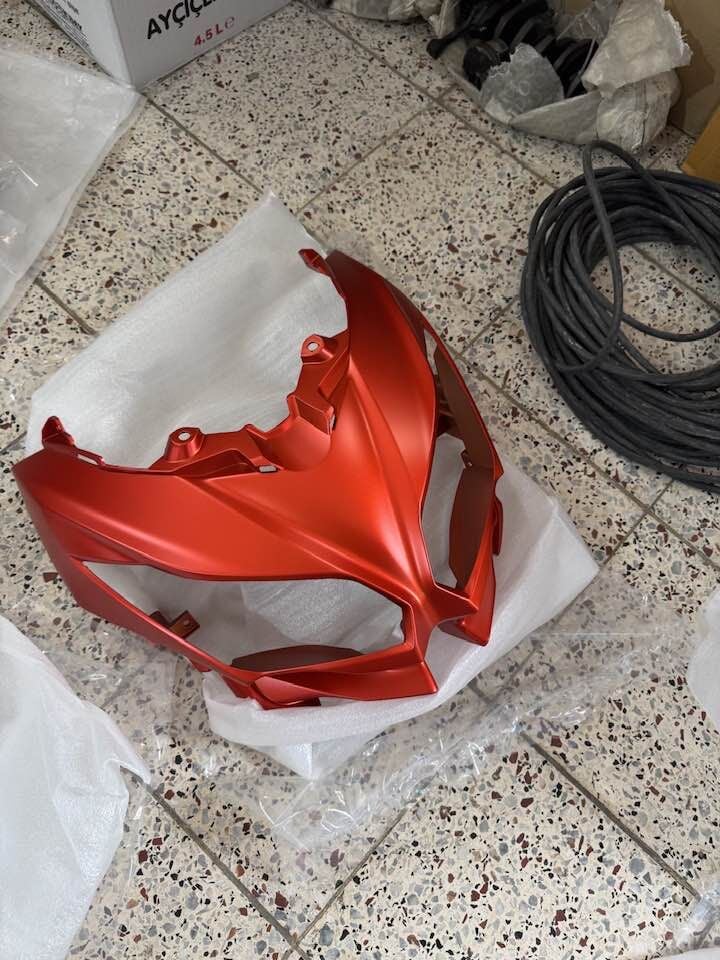 15-20 kawasaki versys 650 kafa grenajı turuncu renk orıjınal sıfır