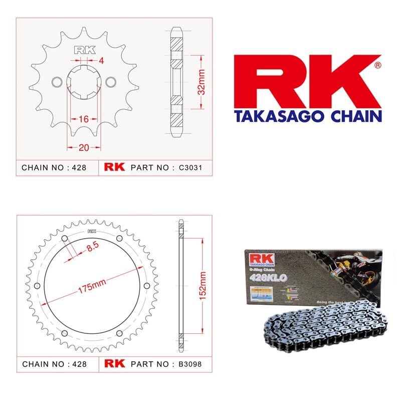 yamaha wr 125 zincir dişli seti wr 125r wr 125x zincir dişli rk marka