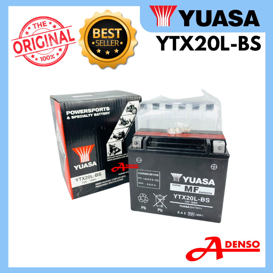 yuasa ytx20l-bs akü goldwing 1800 triumph tiger 1215 eksplorer