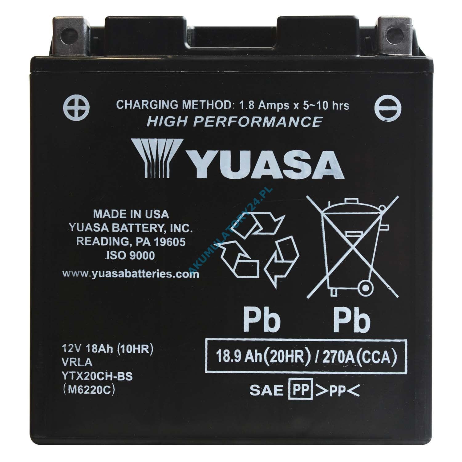 yuasa ytx20ch-bs honda varadero 1000 vn 1500 triumph xr serisi