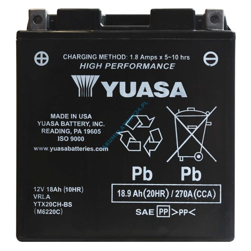 yuasa ytx20ch-bs honda varadero 1000 vn 1500 triumph xr serisi