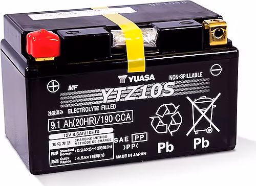 Yuasa YTZ10S Akü - Honda CBR 600RR / MT-07 / Tracer 700 / R1 / R6