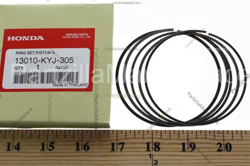 14-17 honda cbr 250 silindir piston segman orıjınal 3 parça