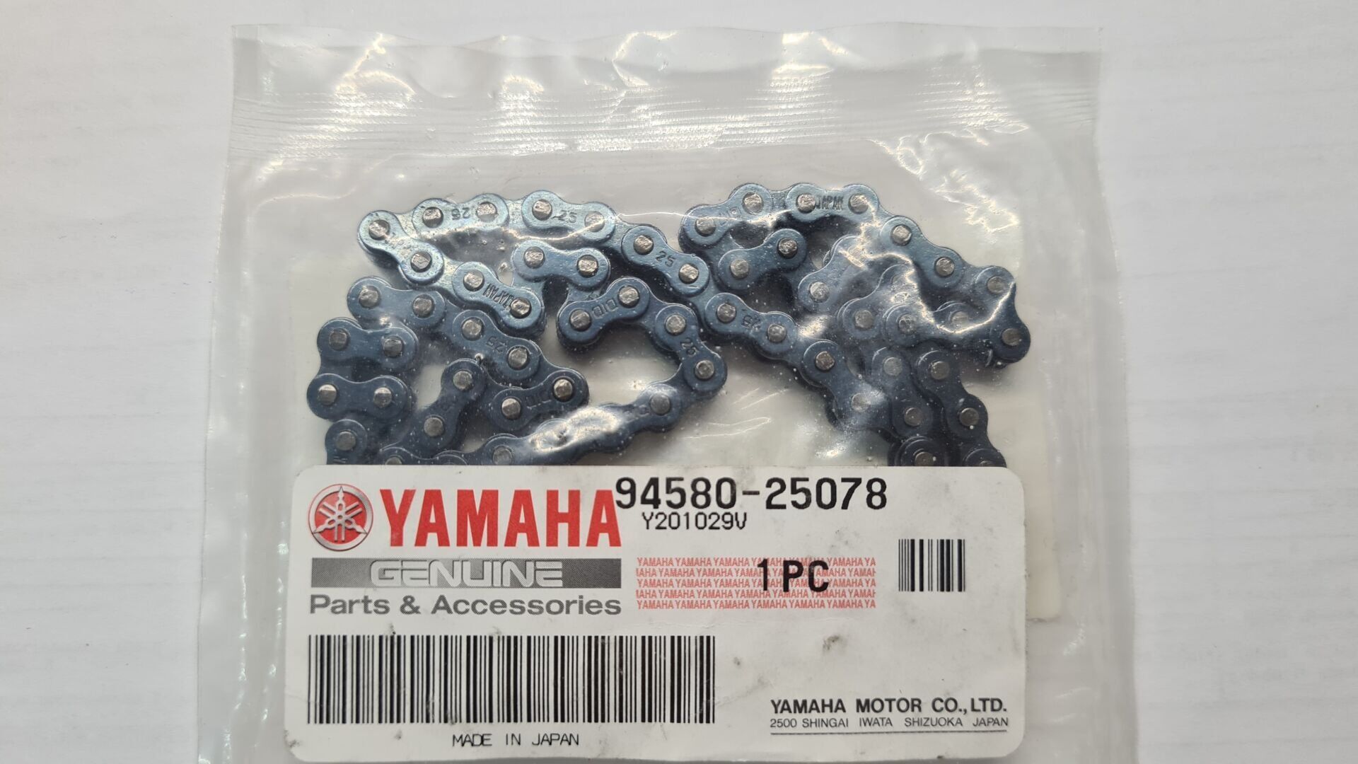 99-08 Yamaha R1 Yağ Pompası Zinciri FZ1 - FZ8 - FZS 1000 Yağ Pompası Zinciri