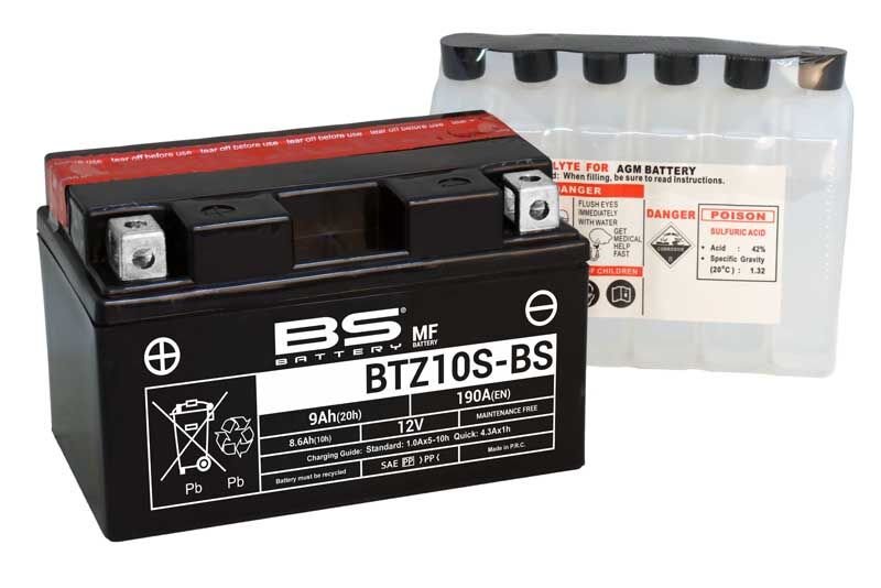 BS AKÜ btz10s-bs honda cbr 650r cbr 600rr cbf 500 cbf 600 adv 350