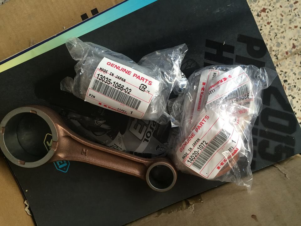 kawasaki klr 650 biyel kolu klr 600 biyel kolu klx 650 biyel kolu  sıfır orıjınal