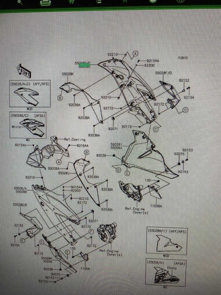Kawasaki Ninja 250 SL Sağ Grenaj WSB Model