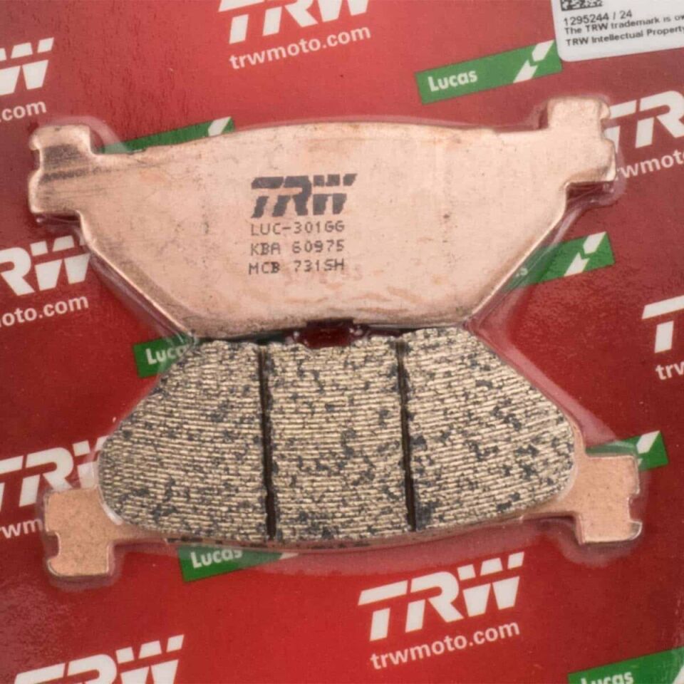 Yamaha xv950 yamaha jcr 1300 xt 1200 süpertenere tdm 900 sinterli arka fren balatası trw lucas