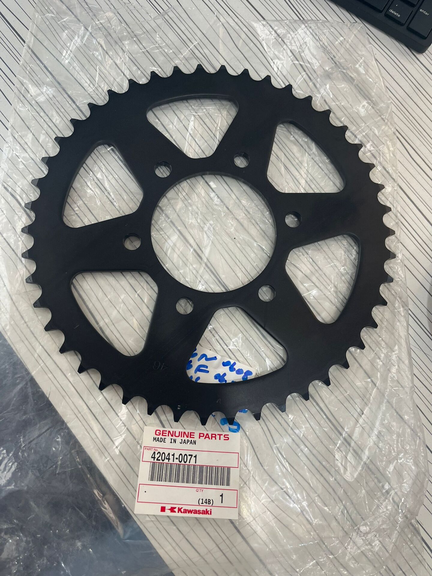 06-08 Kawasaki ER-6N Arka Dişli ER-6F Arka Dişli 07-09 Versys 650 Arka Dişli