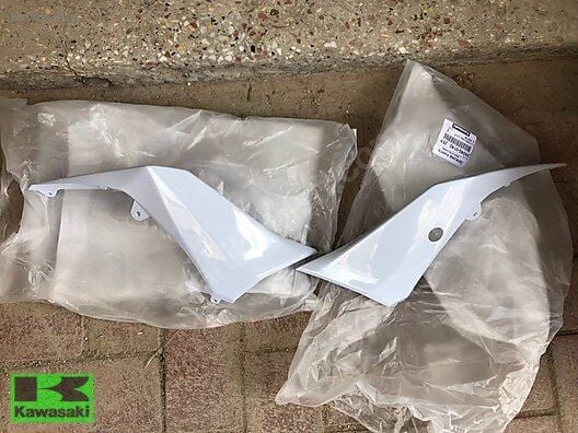 Kawasaki Ninja 250 SL Kuyruk Grenajı Sağ Sol Beyaz Renk Orijinal