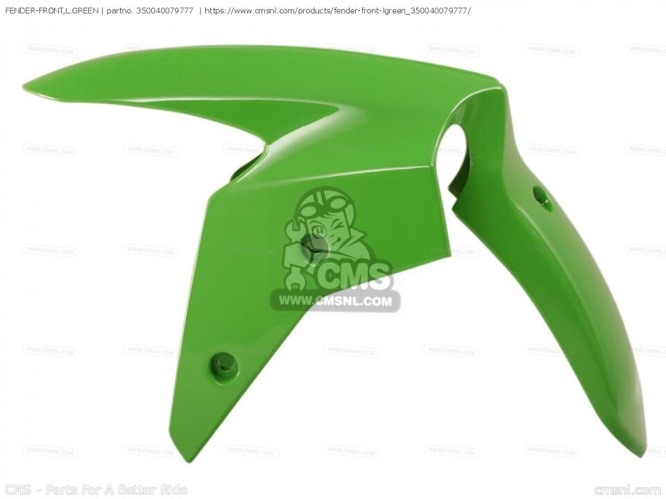 08-12 Kawasaki Ninja 250R Ön Çamurluk Yeşil Renk