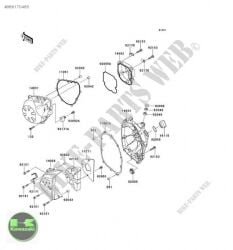 Kawasaki z 750 tetikleme kapağı z750 marş kapağı sıfır orıjınal