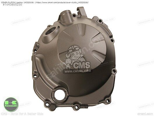 07-12 kawasaki z 750 debriyaj kapağı kahverengi