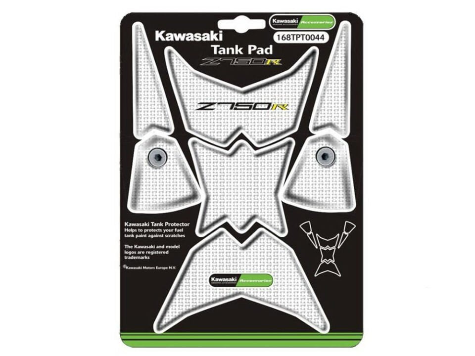 Kawasaki Z750-R tank pad  2011-2012 model arası orijinal