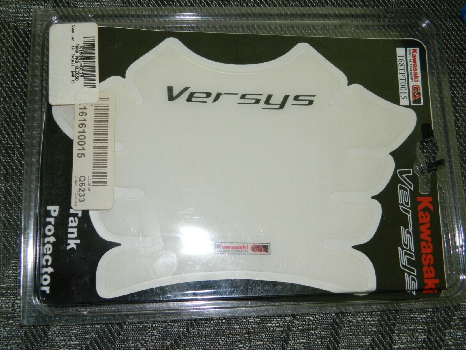 Kawasaki versys 650 tank pad 2009-2014 model arası orijinal