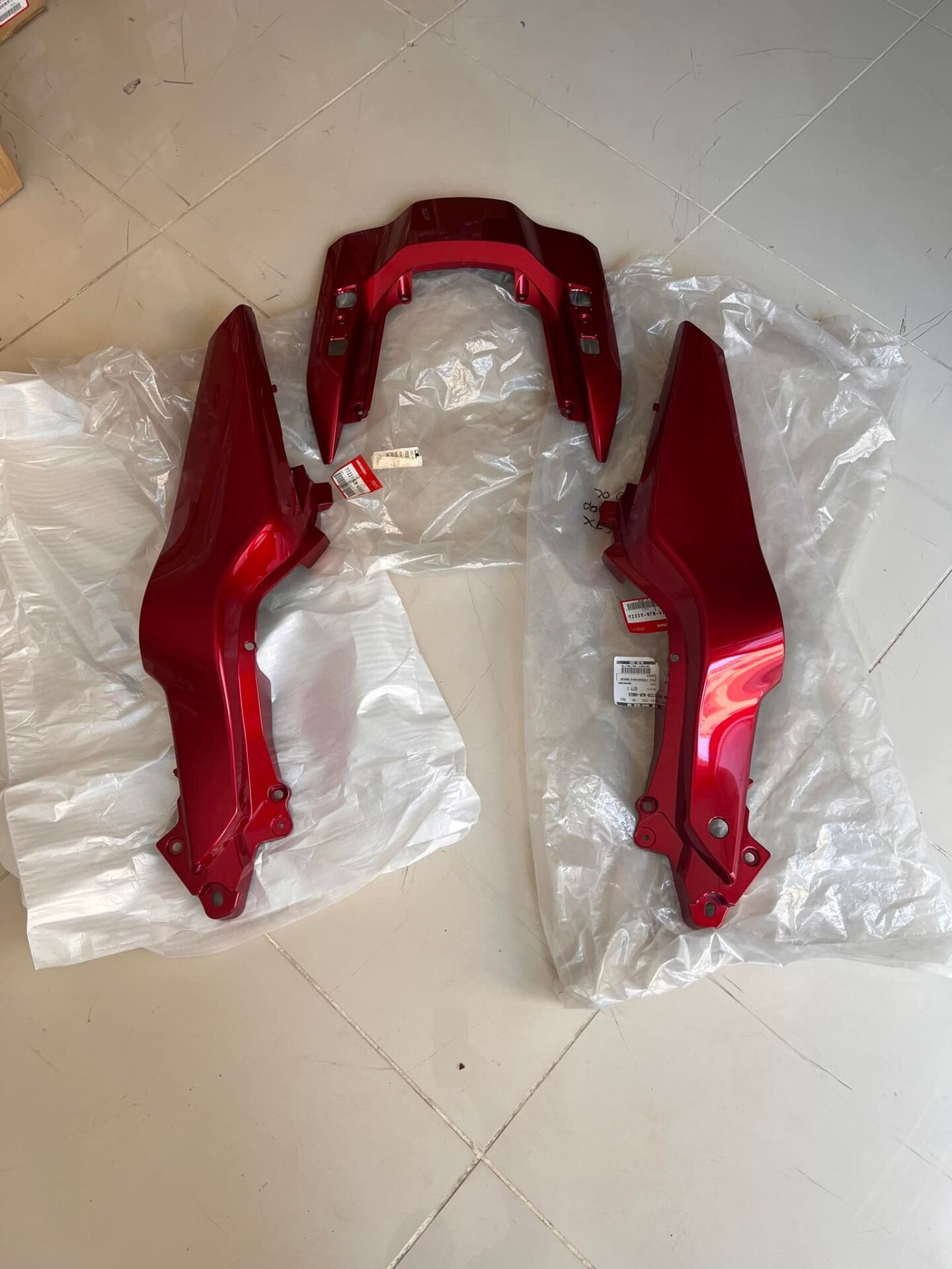 honda ctx 1300 kuyruk grenajı set sıfır orıjınal kırmızı renk