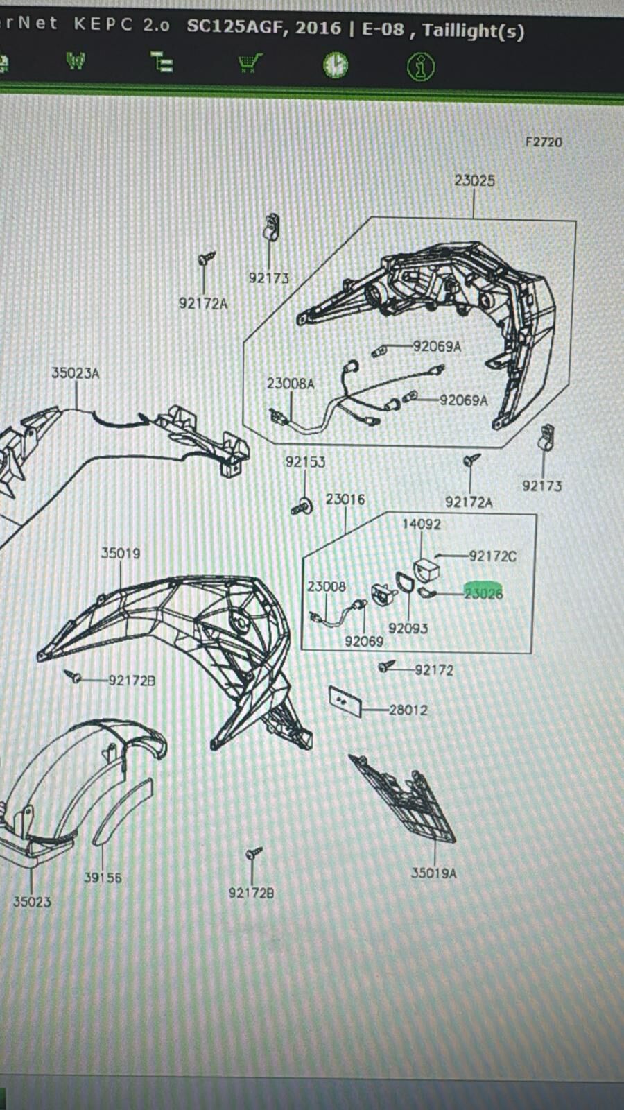 Kawasaki j 300 arka plaka lambası j 300 plakalık aydınlatma lambası camı LENS LICENSE