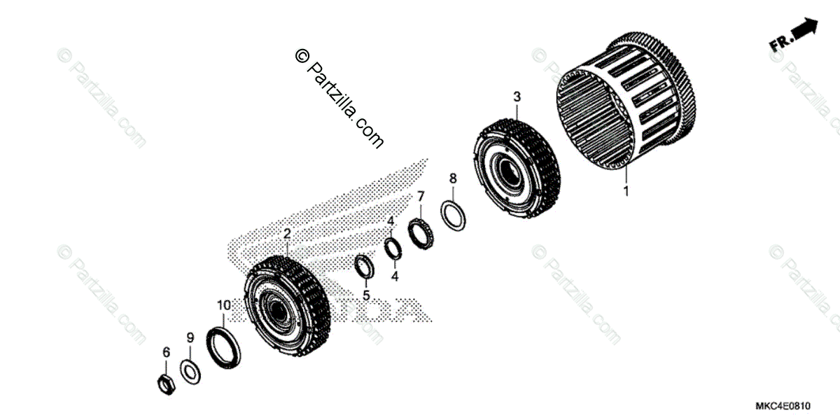 18-22 honda goldwing 1800 debriyaj balatası ve göbekleri dct model gl 1800