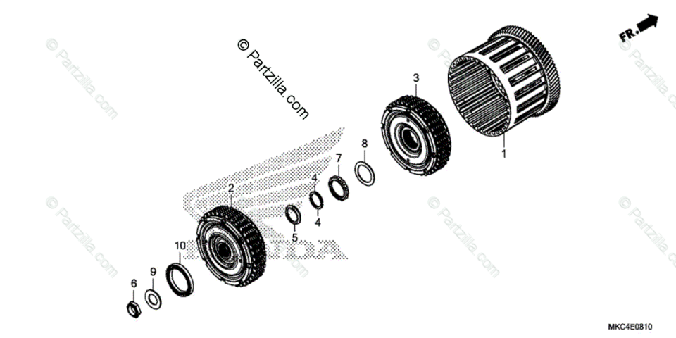 18-22 honda goldwing 1800 debriyaj balatası ve göbekleri dct model gl 1800