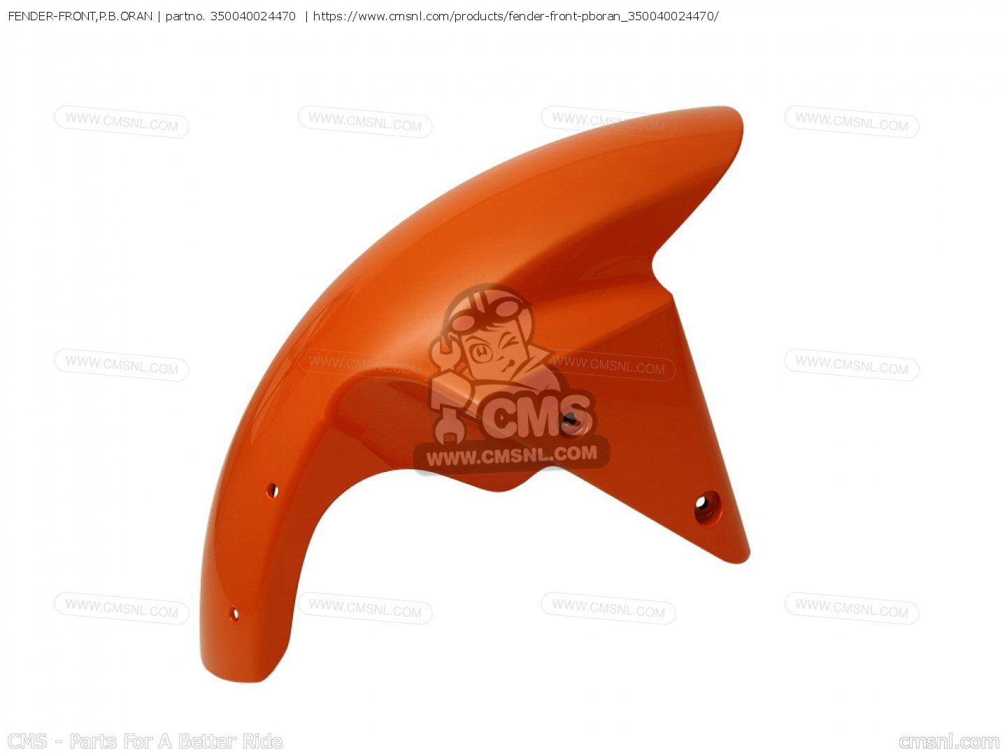 04-12 kawasaki z 750 ön çamurluk turuncu renk sıfır orıjınal