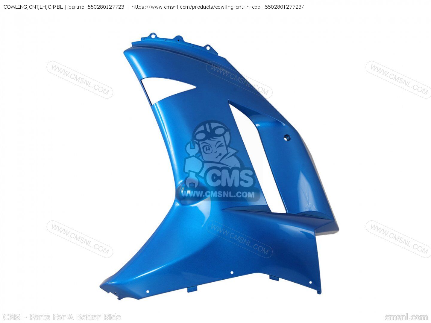 07-08 kawasaki zx6 sol grenaj zx 6 sol granaj sıfır orıjınal mavi