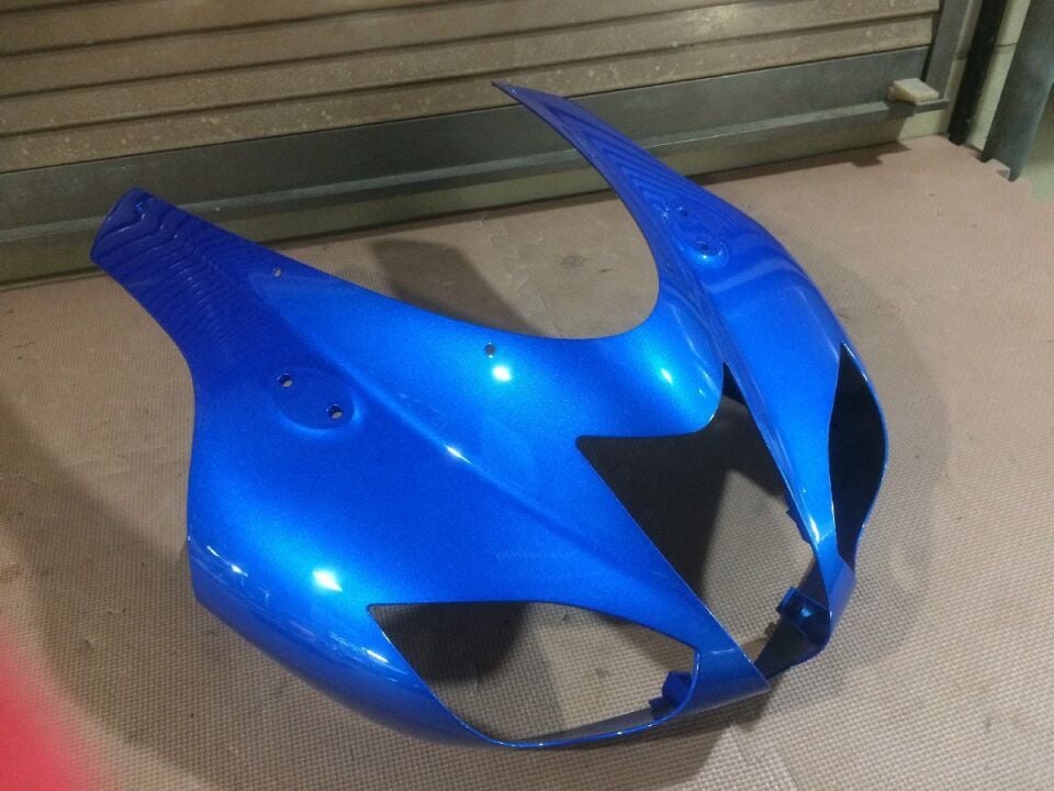 07-08 kawasaki zx6 kafa grenajı sıfır orıjınal zx 6 ön kafa mavii