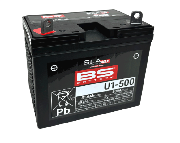 U1-500 SLA MAX  POLARİS ATV AKÜ CF MOTO ATV AKÜ 12.VOLT 31.6 AH BS BATTERY