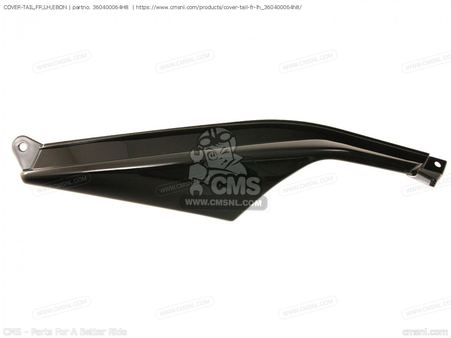 07-09 kawasaki versys 650 kuyruk grenajı sol siyah renk