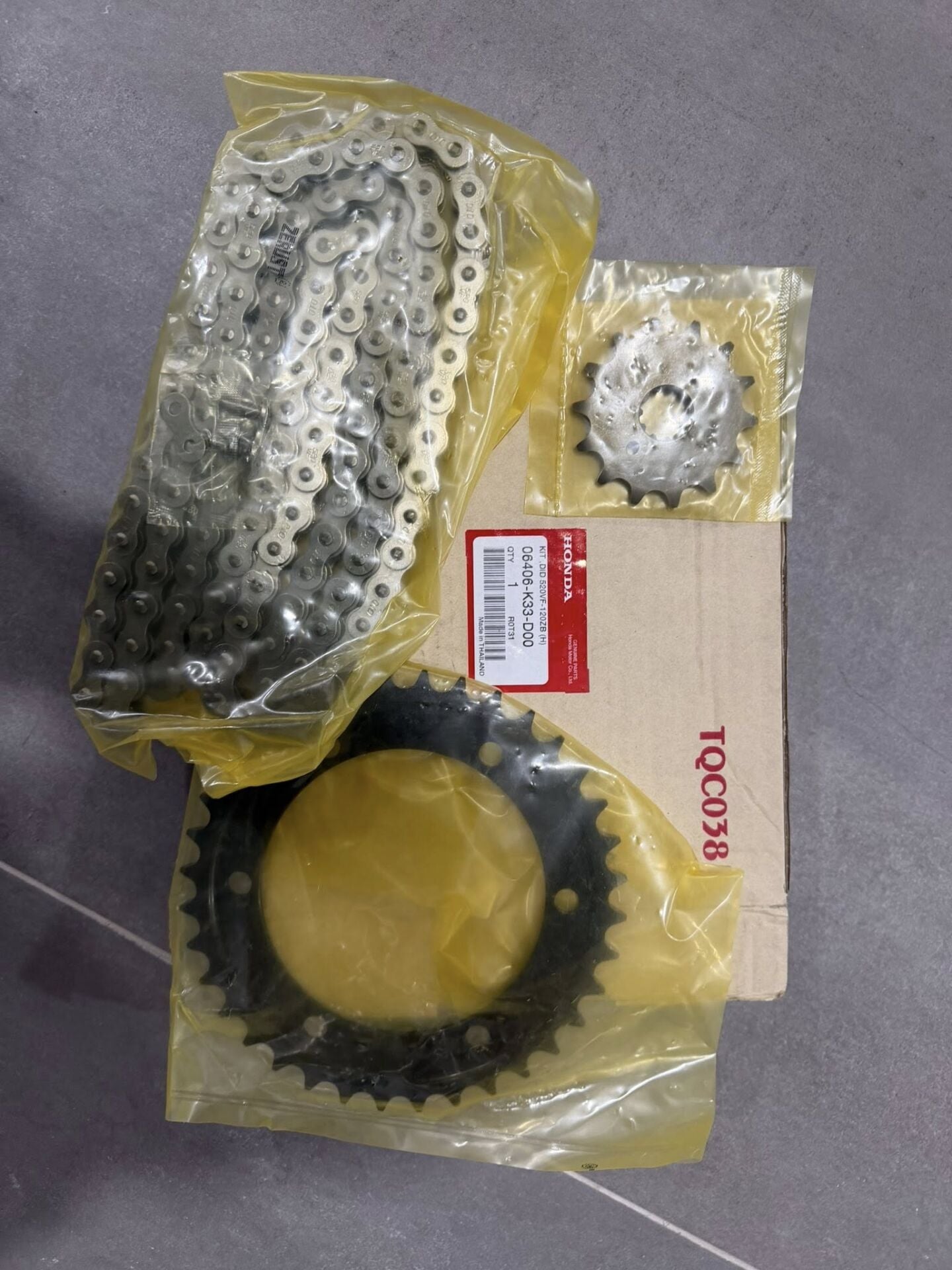 14-17 HONDA CBR 250 ZİNCİR DİŞLİ SETİ CBR 250 R DİŞLİ SETİ ORİJİNAL