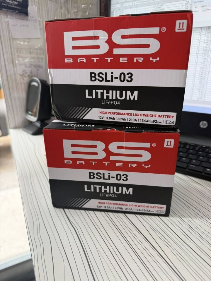 BSLİ-03 BMW S 1000 RR AKÜ S 1000 XR AKÜ VERSYS 1000 AKÜ BS BATTERY LİTHİUM Lİ-ON