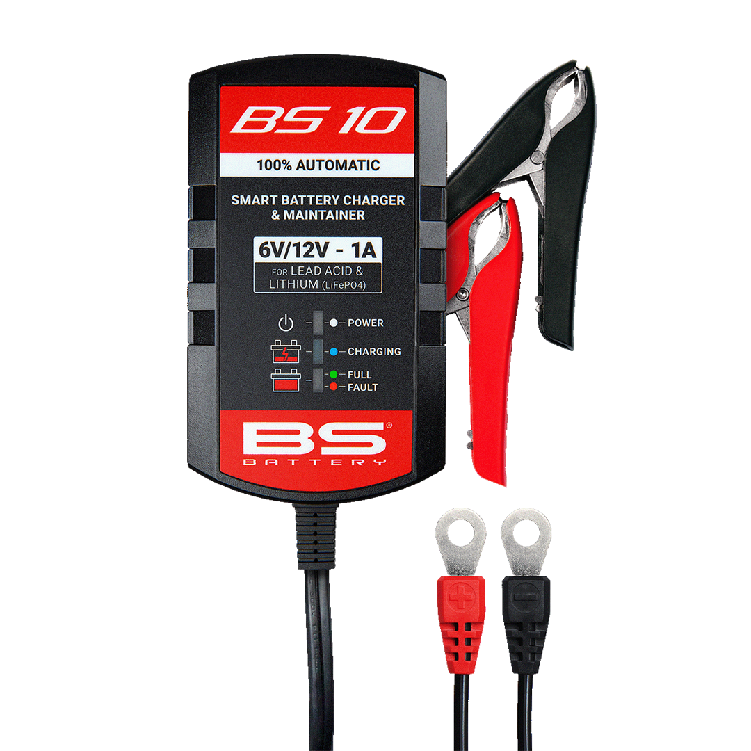 BS10-OTOMATİK AKÜ ŞARJ CİHAZI 6V/12V 1A AKÜ ŞARJ CİHAZI BS BATTERY