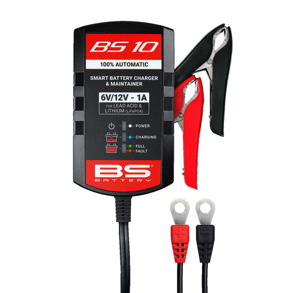 BS10-OTOMATİK AKÜ ŞARJ CİHAZI 6V/12V 1A AKÜ ŞARJ CİHAZI BS BATTERY