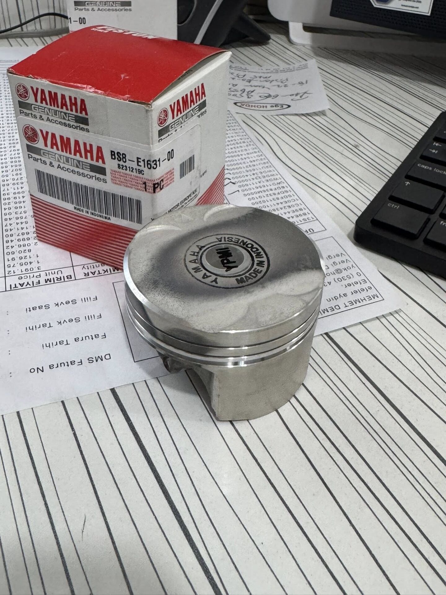 18-22 Yamaha R25 Piston 20-24 MT 25 Piston Orijinal