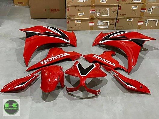 2014-2017 honda cbr 250r sol kuyruk grenajı kırmızı renk kuşaklı orıjınal