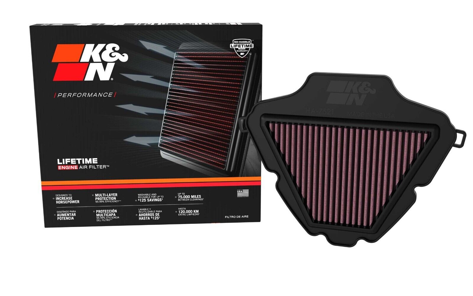 K&N HA-7521 HONDA X-ADV 750 HAVA FİLTRESİ 21-25 NC 750 HAVA FİLTRESİ NC 750 X