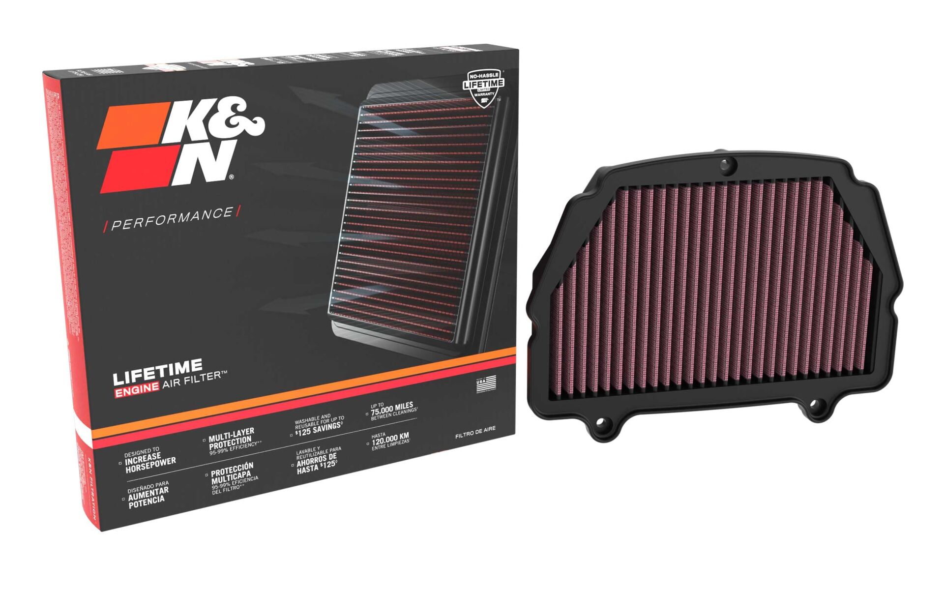 K&N SU-1321 21-26 SUZUKİ HAYABUSA HAVA FİLTRESİ GSXR 1300 HAVA FİLTRESİ K&N