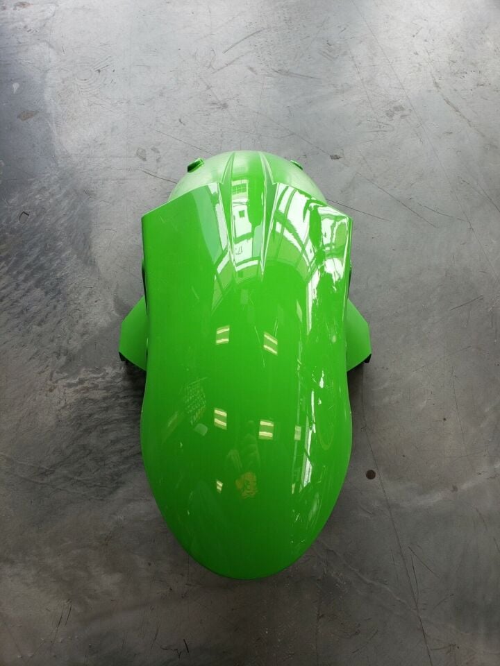 04-07 kawasaki zx10 ön çamurluk 05-08 zx6 ön çamurluk orıjınal yeşil renk