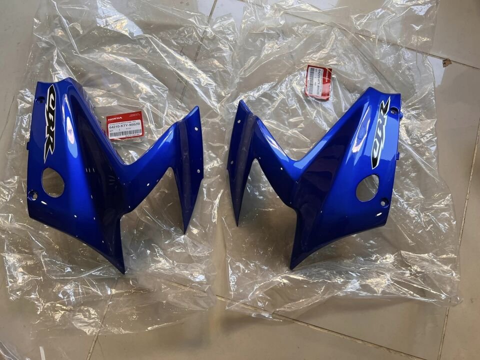 04-09 honda cbr 125 kafa grenajı mavi renk sağ sol orıjınal