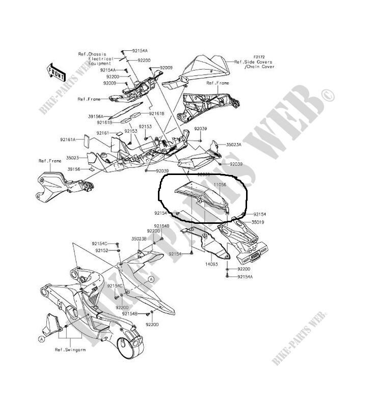 kawasaki ninja h2 plakalık taşıyıcı gövde ninja h2 arka plakalık demiri